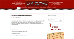 Desktop Screenshot of butchersmarket.com